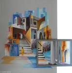 La Recherche, COMPO-ART®, Gerrit Hoogebeen, 90 x 88 cm